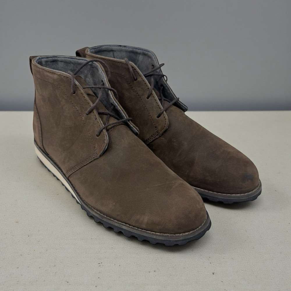 5.11 🤑Tactical Mission Ready 🔥Chukka Boots Mens 8 Brown Leather Vibram Sole